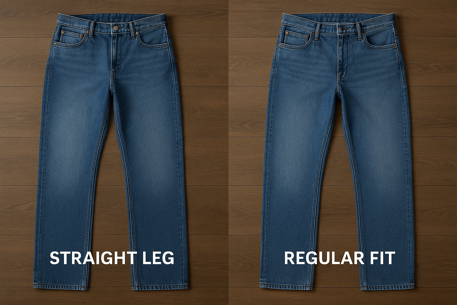 Straight leg czy regular fit? Wszystko, co musisz wiedzieć o prostych jeansach