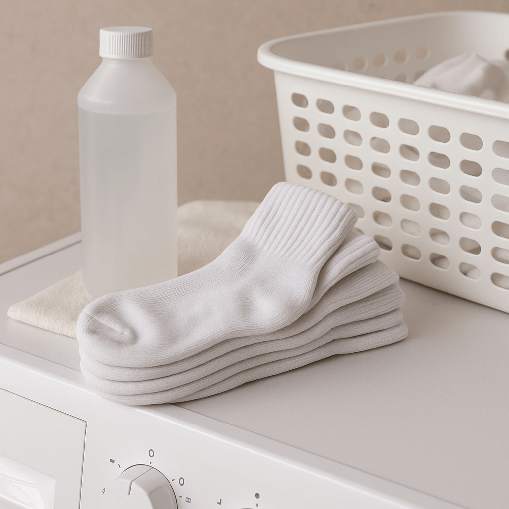 Białe skarpetki jak nowe – sprawdzone metody prania i wybielania