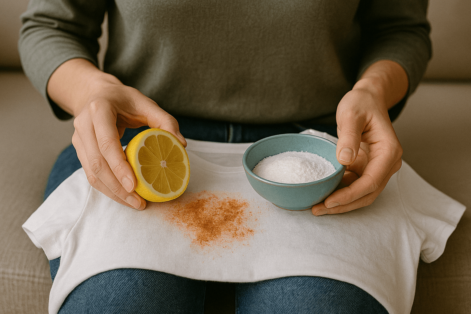 Plamy z rdzy na ubraniach – przyczyny i sprawdzone metody czyszczenia