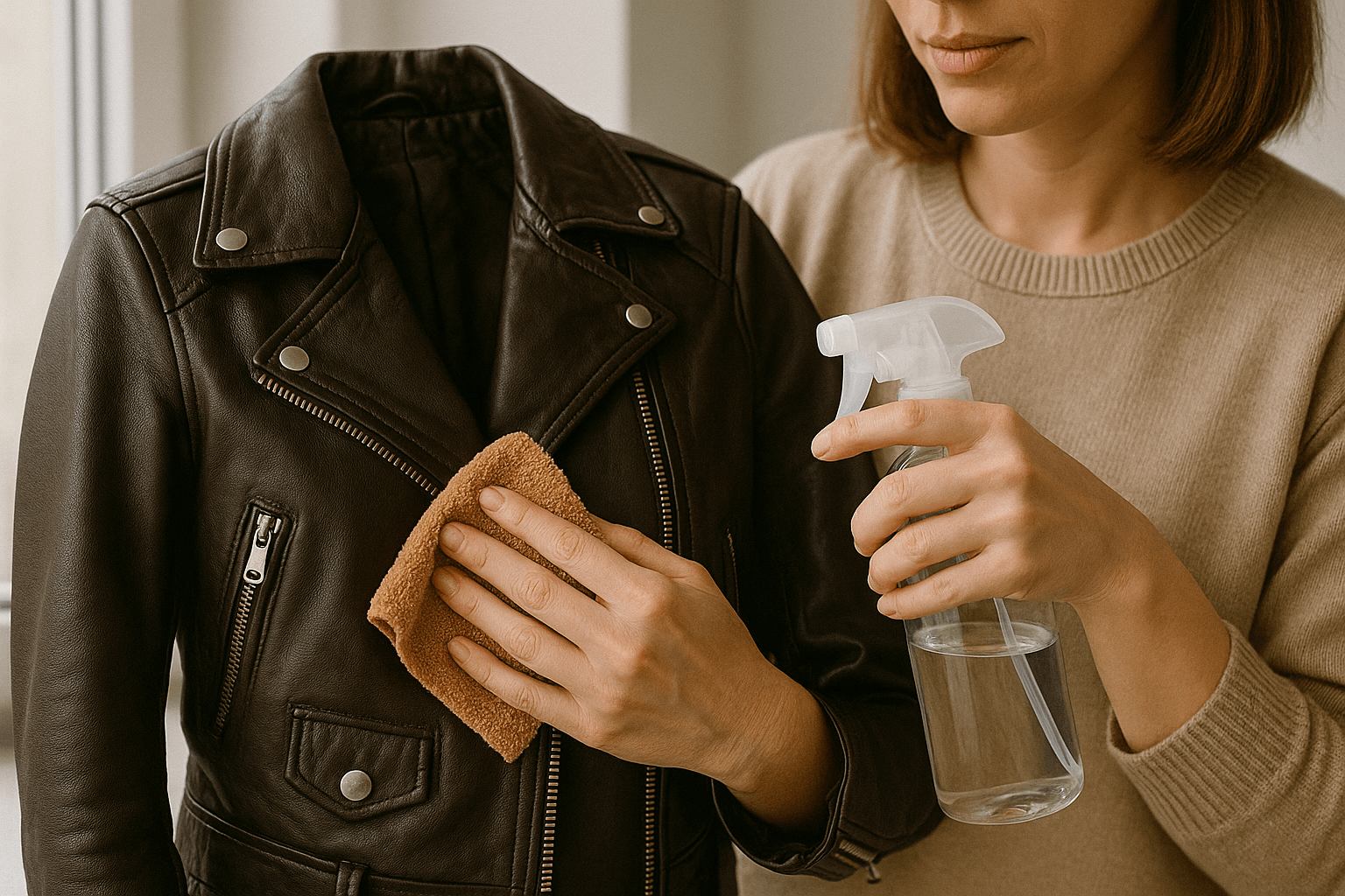 Czyszczenie i pielęgnacja kurtek skórzanych – domowe sposoby krok po kroku