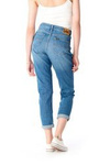 Damskie spodnie jeansowe proste LEE MOM STRAIGHT GET BLUE L32IGAQG