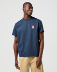 Męski t-shirt WRANGLER CJ GRAPHIC TEE DARK NAVY 112362801