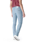 Męskie spodnie zwężane LEE CHINO SLIM WASHED STIPE L768KREV
