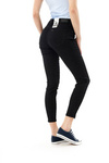 Damskie spodnie jeansowe rurki LEE SCARLETT CROPPED BLACK RINSE L30CFS47