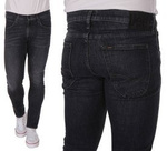 Męskie spodnie jeansowe zwężane LEE LUKE BLACK WORN L719RGST
