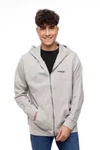Męska bluza WRANGLER ZIP THRU MID GREY MELEE W6X3HYX37