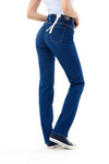 Damskie spodnie jeansowe proste WRANGLER SARA NARROW SEA BIRD W25ZY256S