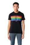 Męski t-shirt WRANGLER PRIDE TEE BLACK W770D3100