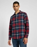 Męska koszula jeansowa LEE WORKER SHIRT 2.0 RIVET NAVY 112355647