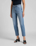 Damskie spodnie jeansowe proste LEE CAROL IN MID SOHO L30UMWKP