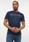 MUSTANG Style Alex C LOGO Tee Blue Nights 1013221-4085