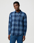 Męska koszula WRANGLER 1 PKT INDIGO SHIRT DARK INDIGO 112371653