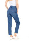 Damskie spodnie jeansowe proste LEE MOM STRAIGHT WORN LAX L32IGAPP