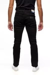 Męskie spodnie jeansowe zwężane WRANGLER LARSTON BACK TO BLACK W18SHPP40