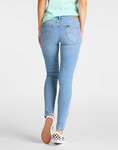 Damskie jeansy rurki LEE SCARLETT LIGHT FLORIN L526MOHR