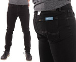 Męskie spodnie jeansowe rurki LEE MALONE INK BLACK L736WLCI