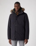 Męska kurtka puchowa WRANGLER 2 IN 1 PARKA JACKET BLACK 112341094