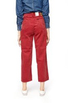 Damskie spodnie szerokie LEE 5 POCKET WIDE LEG BIKING RED L30SDC87
