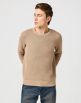 WRANGLER CREWNECK SWEATER TIMBERWOLF 112364321