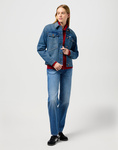 Damska kurtka WRANGLER HERITAGE JACKET MID STONE 112350343