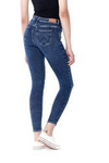 Damskie spodnie rurki WRANGLER SKINNY INK SKY W28KWD39D