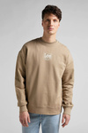 Męska bluza LEE LOGO LOOSE CREW CLAY L82ESP56