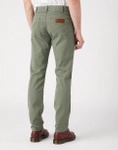 Męskie spodnie proste WRANGLER GREENSBORO DUSTY OLIVE 112341466