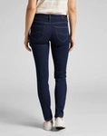 Damskie jeansy rurki LEE SCARLETT SOLID BLUE L526AHKT