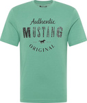 Męski t-shirt MUSTANG Style Alex C Print Frosty Spruce 1012988-6398