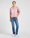 LEE LOGO HOODIE PRETTY PLUM 112371888