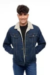 LEE SHERPA JACKET DARK BLUE L87BSQZG