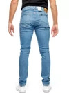 Męskie spodnie jeansowe rurki LEE MALONE SMOKEY INDIGO L736BKDG