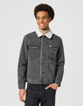 Męska kurtka ocieplana WRANGLER SHERPA JACKET JET WASH 112355043