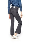 Damskie spodnie jeansowe dzwony LEE BREESE PITCH RAW HEM L32YYGLW