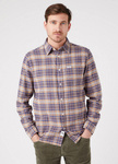 Męska koszula WRANGLER 1 POCKET SHIRT BLUE RIBBON W5A2CCB51