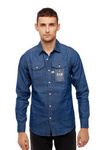 Męska koszula G-STAR RAW WOLKER RINSED LT WT ATIN DENIM 83633F.7241.082