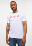 MUSTANG Style Alex C LOGO Tee General White 1013221-2045