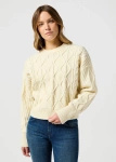 WRANGLER CABLE KNIT SWEATER WORN WHITE 112356472