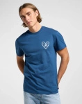 Męski t-shirt LEE RELAXED GRAPHIC TEE ORION BLUE 112364579