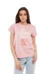 Damski t-shirt LEE GRAPHIC TEE LA PINK L41AEPNL
