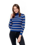 Damski sweter WRANGLER TURTLE NECK BLUE DEPTHS W8N0PWXJY