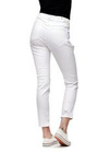Damskie spodnie jeansowe WRANGLER BOYFRIEND DAMAGED WHITE W27MMJ95S