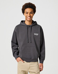Męska bluza WRANGLER HOODIE FADED BLACK 112357324