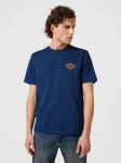 Męski t-shirt WRANGLER SMALL LOGO TEE NAVY 112362807