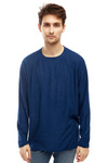 Męski sweter LEE SLUB CREW KNIT PULLOVER BLUE L84AOSLR