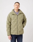Męska kurtka przejściowa WRANGLER BRAND DOWN PUFFER GREEN W4E8X7X1X