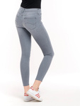 Damskie spodnie jeansowe rurki LEE SCARLETT SKINNY GREY L526YEPG