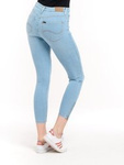 Damskie spodnie jeansowe rurki LEE SCARLETT HIGH ZIP L31BMFOC