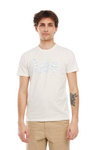 Męski t-shirt LEE WOBBLY LOGO TEE ECRU L65QAINQ