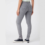 Damskie spodnie jeansowe rurki WRANGLER SKINNY GREY STORM W28KDH459